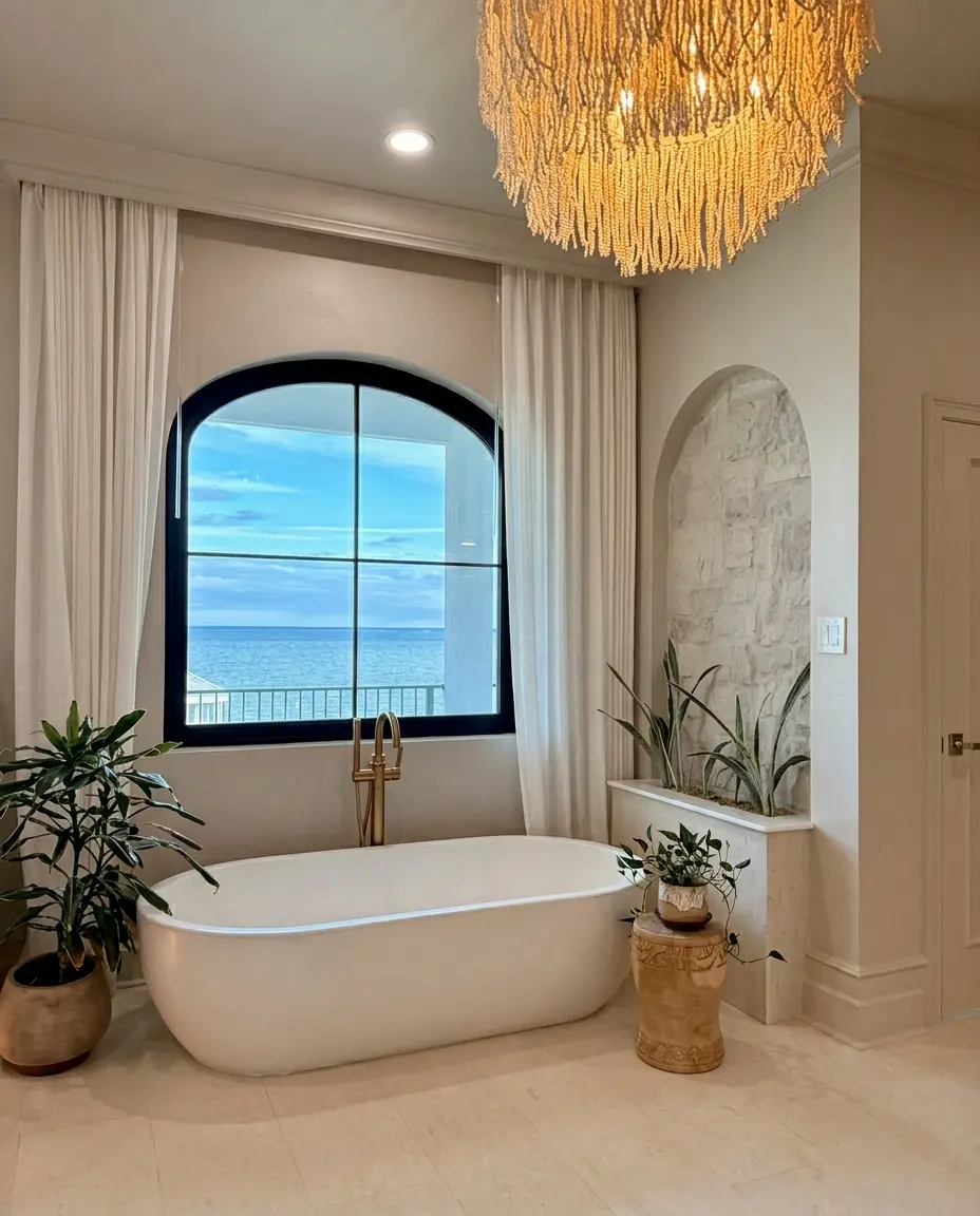 Premium property maintained by JS Clean Team — luxury bathroom spa