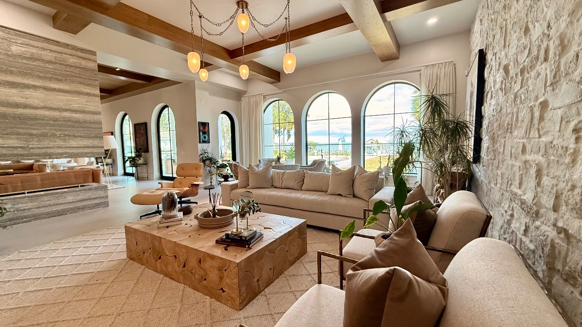 Premium living room — Emerald Coast vacation rental