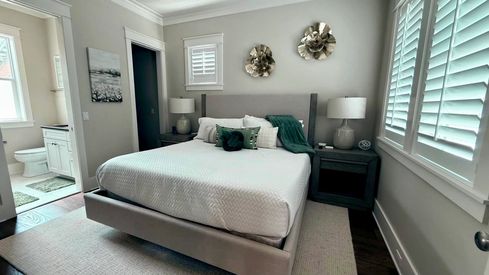 Guest bedroom — vacation rental turnover